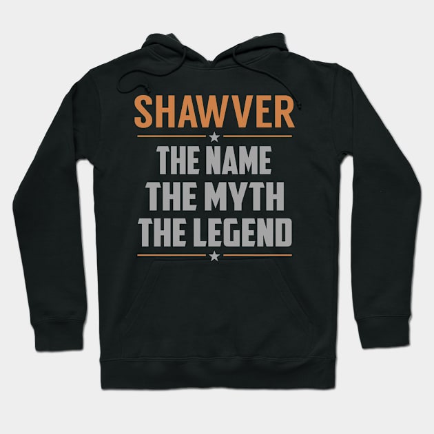 SHAWVER The Name The Myth The Legend Hoodie by YadiraKauffmannkq